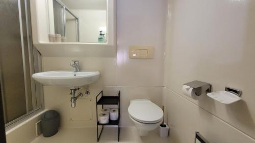 Koupelna v ubytování Ferienwohnung Mitterdiel