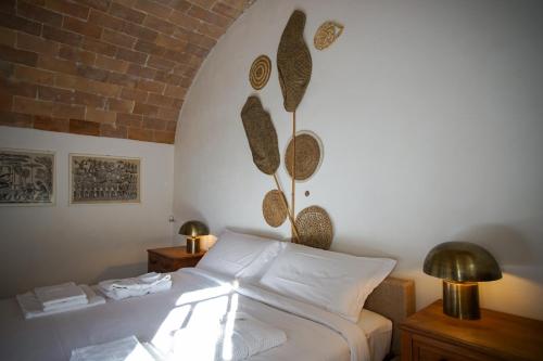 Cama o camas de una habitación en Villa Fonteintanata