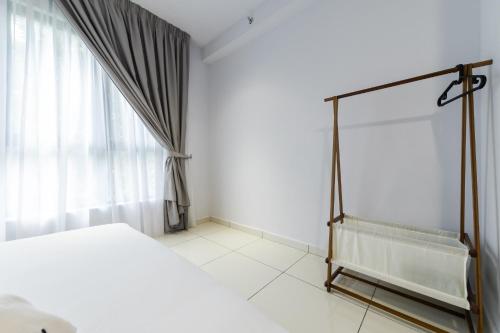 Cama o camas de una habitación en Gaia Residence, Gamuda Gardens Rawang by Sleepy Bear