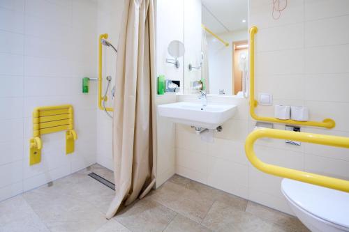 Koupelna v ubytování JUFA Hotel Wien City