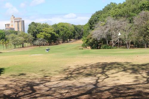 a view of a park with a field and trees at Private Resort Suite, Hotel Amenities & Golf in Las Lajas