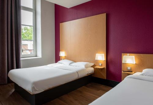 Postel nebo postele na pokoji v ubytování B&B HOTEL Castres Centre Gambetta
