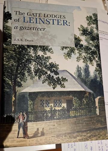 a book about the gate ladders of leichener a gardener at Magical Gate Lodge on Dublin Coast in Dublin