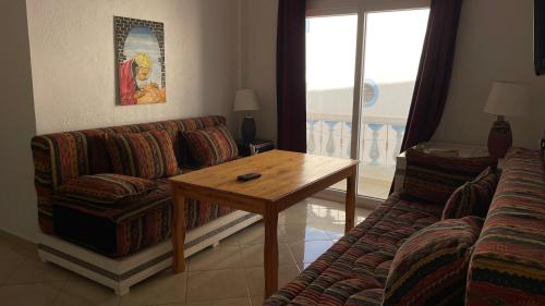 Posezení v ubytování Tamraght surf appartement