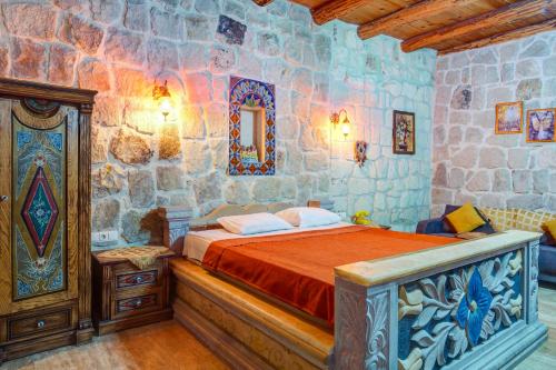 Katil atau katil-katil dalam bilik di Nova Cave Hotel