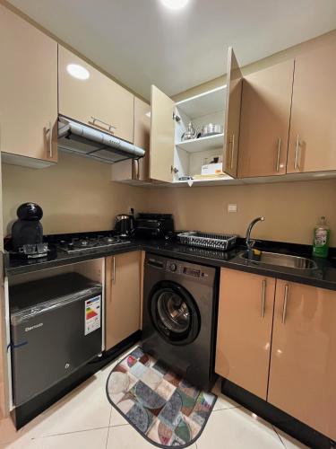 Η κουζίνα ή μικρή κουζίνα στο Cosy Studio in the heart of casablanca