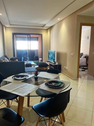 Χώρος καθιστικού στο Cosy Studio in the heart of casablanca
