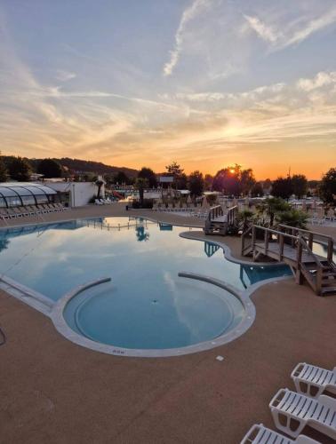 Houlgate Mobilhome,3ch, 6pl, camp 5 étoiles, piscines, club enfants