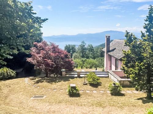 a house with a view of the mountains at Holiday Home Villa dei Pighi by Interhome in Premeno