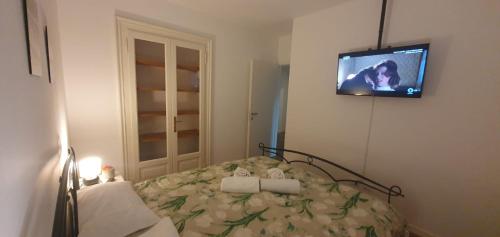 Postel nebo postele na pokoji v ubytování Max Rooms Bergamo