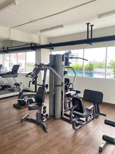 Γυμναστήριο ή/και όργανα γυμναστικής στο Jp apartment