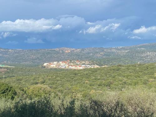 a small town in the middle of a mountain at Itai's Corner in Gornot HaGalil