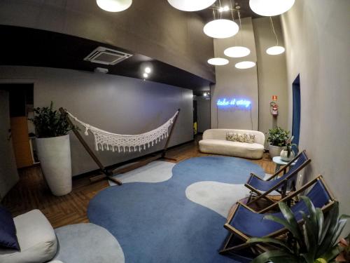 Χώρος καθιστικού στο ibis Styles Sao Paulo Barra Funda