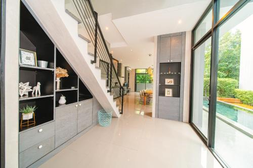 Dapur atau dapur kecil di Wallaya 3卧现代泳池度假别墅