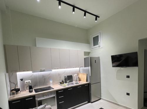 Modern apartment with patio