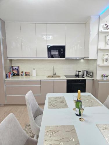 Kuchyň nebo kuchyňský kout v ubytování Exclusive apartmants 1 Vrnjacka Banja