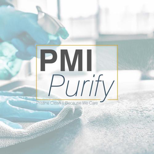 a sign that reads pm purify sitting on a bed at Royal Mansions Beach Front Vacation in Cape Canaveral