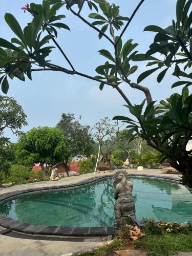 Πισίνα στο ή κοντά στο Ringsun Homestay Uluwatu
