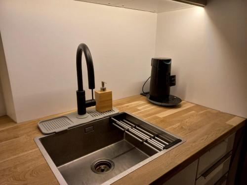 Kuchyň nebo kuchyňský kout v ubytování Eco b&b, 4km to UT and city center