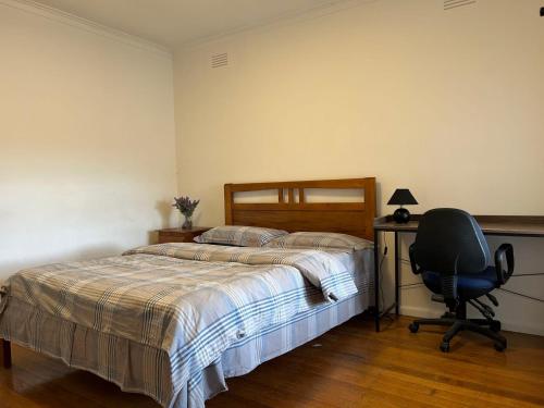 Postel nebo postele na pokoji v ubytování D环境优雅近商区别墅大房elegant environment, large rooms near commercial villas