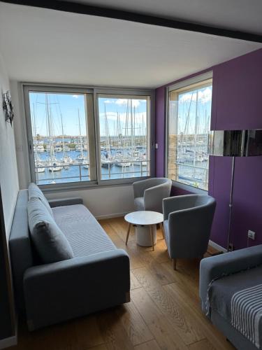 Gruissan Pleine vue sur port