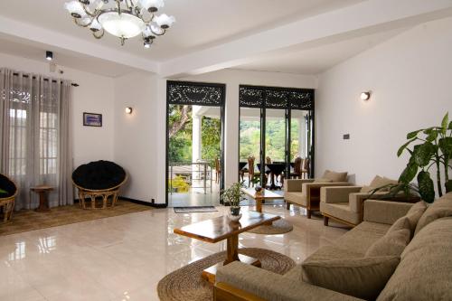 Χώρος καθιστικού στο BYLAKE Kandy