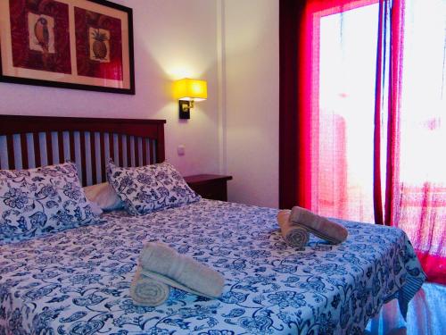 Ένα ή περισσότερα κρεβάτια σε δωμάτιο στο Casita Playa Castillo "Vivienda 3B"
