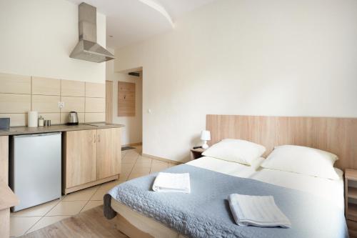 Nhà bếp/bếp nhỏ tại 4 Apartamenty W Centrum