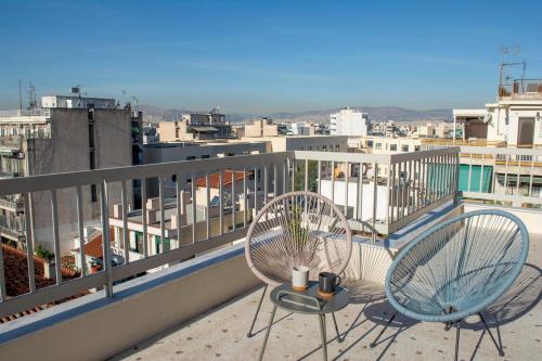 Studio with Acropolis View near to metro and Highlights