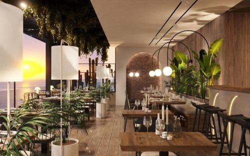 Restaurace v ubytování Premium Azure Suites Center