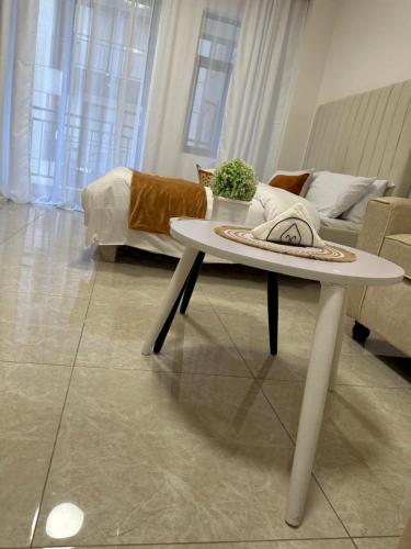 Ruang duduk di The Urban Retreat