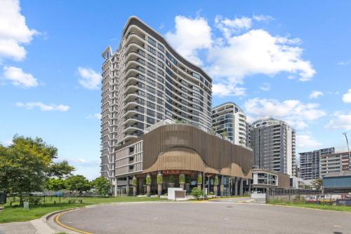 El edificio en el que está el departamento