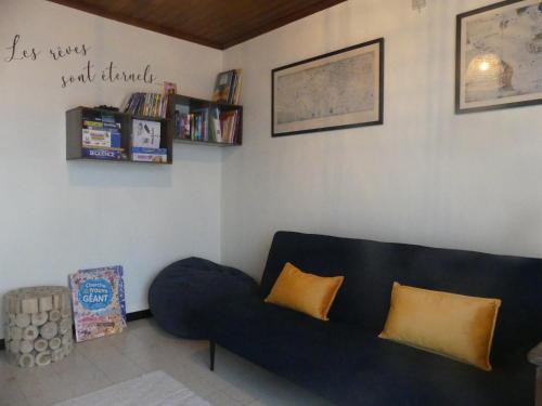 Posezení v ubytování Gîte La Maison Jaune