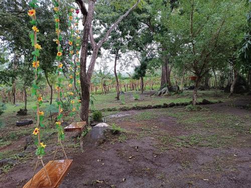 Κήπος έξω από το Holy Spirit Hostel Ometepe