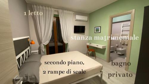 TV a/nebo společenská místnost v ubytování La terrazza nel borgo