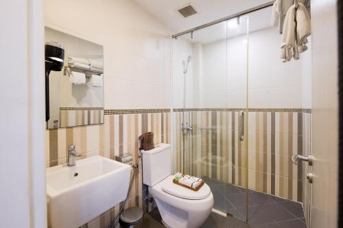 Hak Huot Hotel Iにあるバスルーム