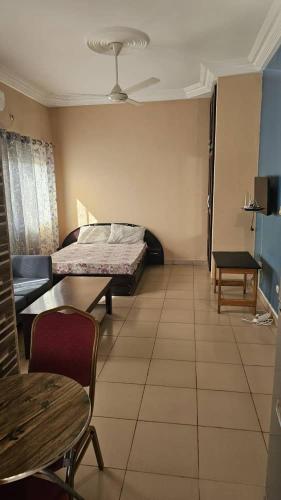 Postel nebo postele na pokoji v ubytování Appartements meublés Bolle