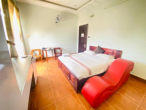 Hong My Hotelにあるベッド