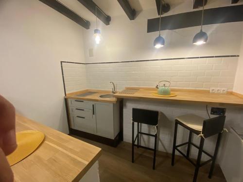 Kuchyň nebo kuchyňský kout v ubytování El gallinero de la villana