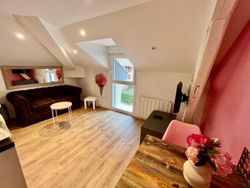Küche/Küchenzeile in der Unterkunft Maison des Fleurs T2 COSY