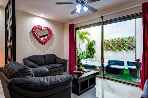 Oleskelutila majoituspaikassa Suites Corazon