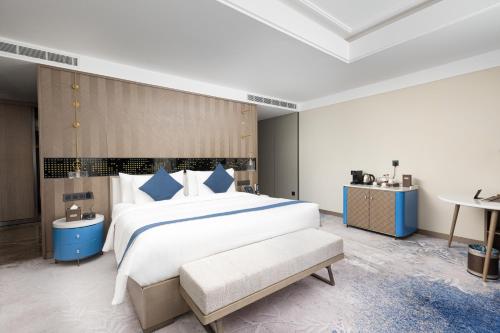 Letto o letti in una camera di Braira Al Ahsa