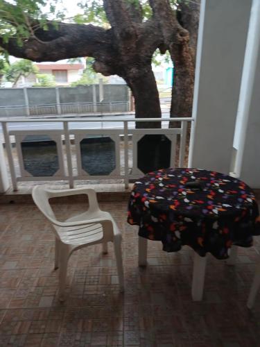 Un balcón o terraza en Nenuphar appartement