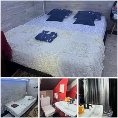Llit o llits en una habitació de pensiune