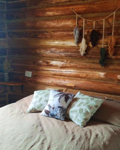 Letto o letti in una camera di Cabañas Tierra Adentro