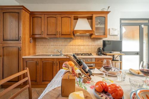 Η κουζίνα ή μικρή κουζίνα στο Casa Vacanze Il Fontanino