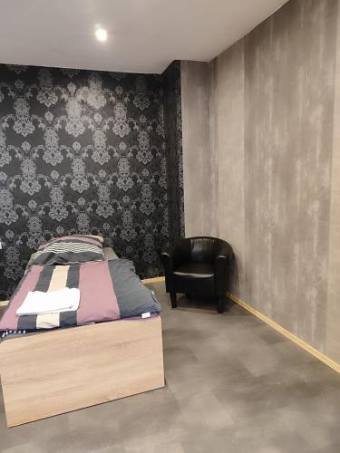 Postel nebo postele na pokoji v ubytování Ferienwohnung Belvie 1