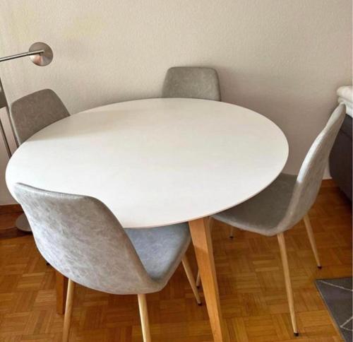 Χώρος καθιστικού στο Appartement Famille