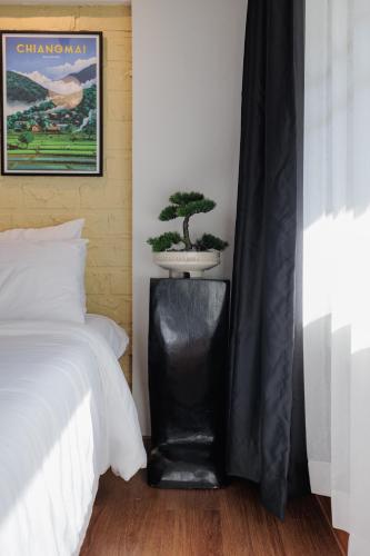 Letto o letti in una camera di Chiang Mai Charm, Near Nimman