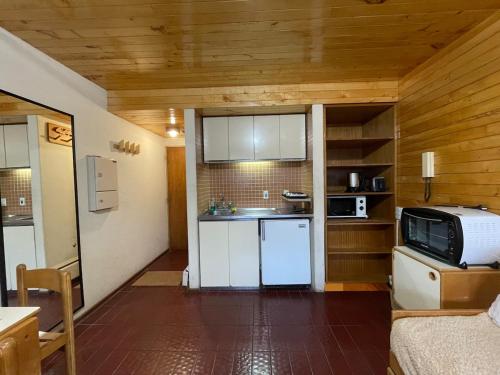Una cocina o cocineta en LAS LEÑAS Duplex Esparta